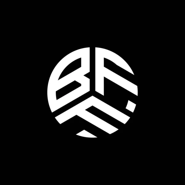 Diseño Del Logotipo Letra Bff Sobre Fondo Blanco Bff Iniciales — Archivo Imágenes Vectoriales