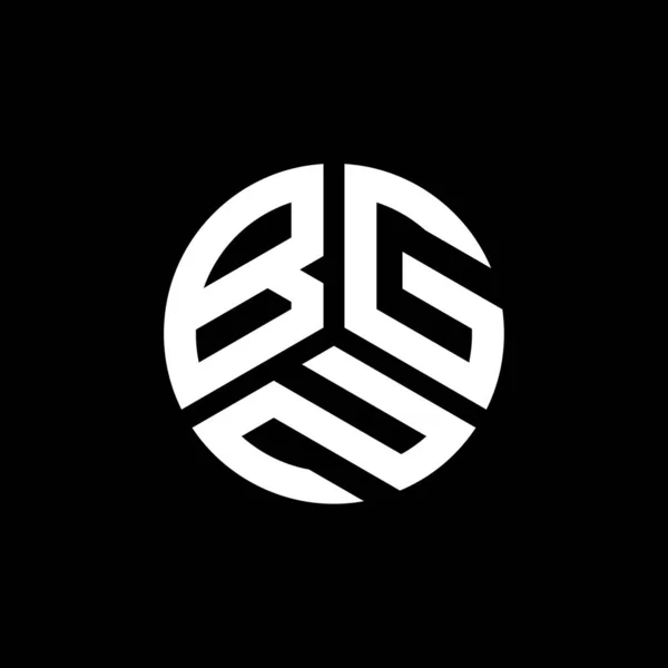 Projekt Logo Litery Bgn Białym Tle Bgn Twórcze Inicjały Koncepcja — Wektor stockowy