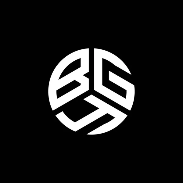 Diseño Del Logotipo Letra Bgy Sobre Fondo Blanco Bgy Iniciales — Vector de stock