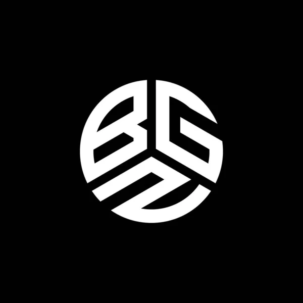 白を背景にBgz文字のロゴデザイン Bgz創造的なイニシャルレターのロゴコンセプト Bgz文字デザイン — ストックベクタ