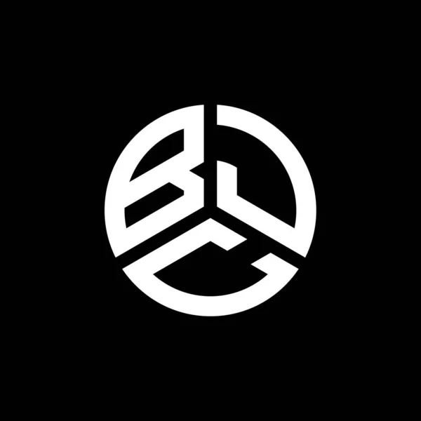 Diseño Del Logotipo Letra Bjc Sobre Fondo Blanco Bjc Iniciales — Vector de stock
