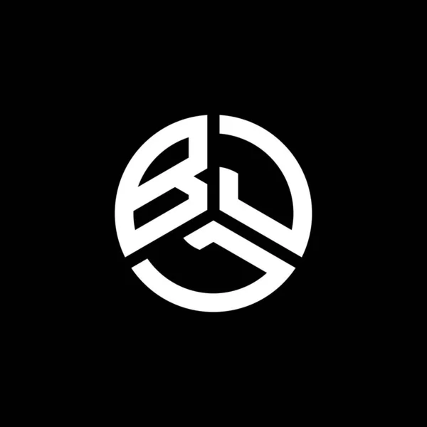 Bjl Lettre Logo Design Sur Fond Blanc Bjl Initiales Créatives — Image vectorielle