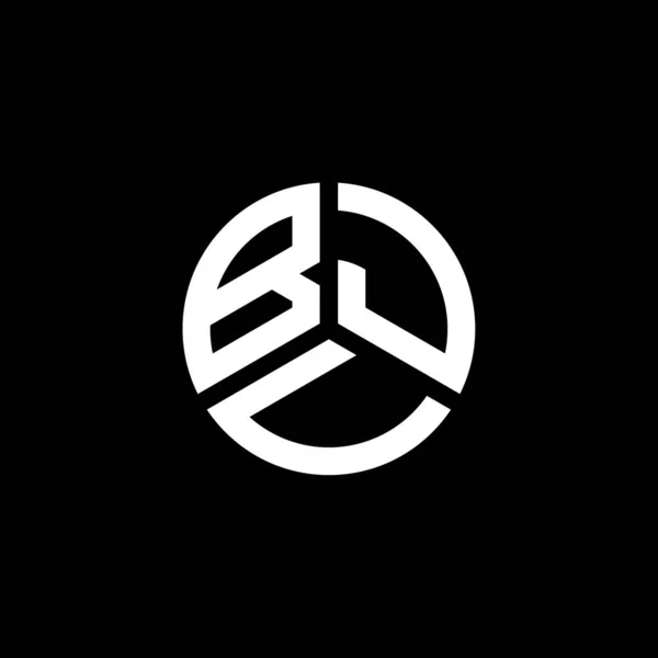 Bju Brev Logotyp Design Vit Bakgrund Bju Kreativa Initialer Brev — Stock vektor