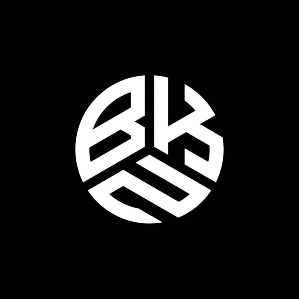 Diseño Del Logotipo Letra Bkn Sobre Fondo Blanco Bkn Iniciales — Archivo Imágenes Vectoriales