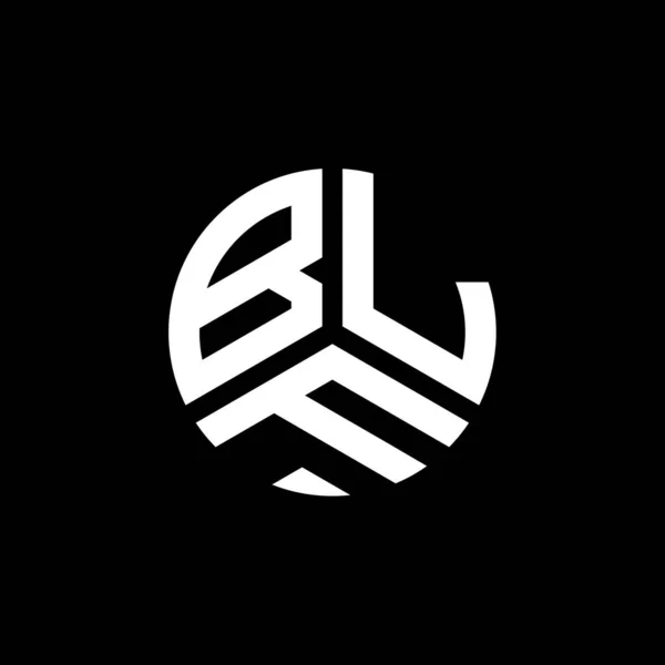 Logo Blf Sfondo Bianco Blf Creativo Iniziali Lettera Logo Concetto — Vettoriale Stock