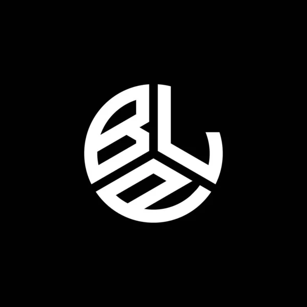 Diseño Del Logotipo Letra Blp Sobre Fondo Blanco Blp Iniciales — Archivo Imágenes Vectoriales