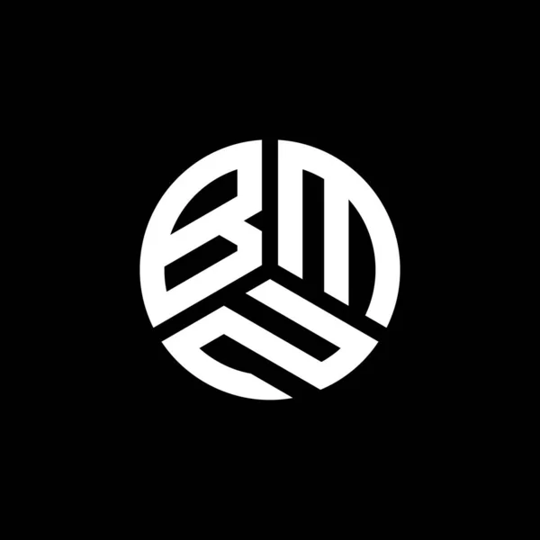 Bmn Písmeno Logo Design Bílém Pozadí Bmn Kreativní Iniciály Koncept — Stockový vektor