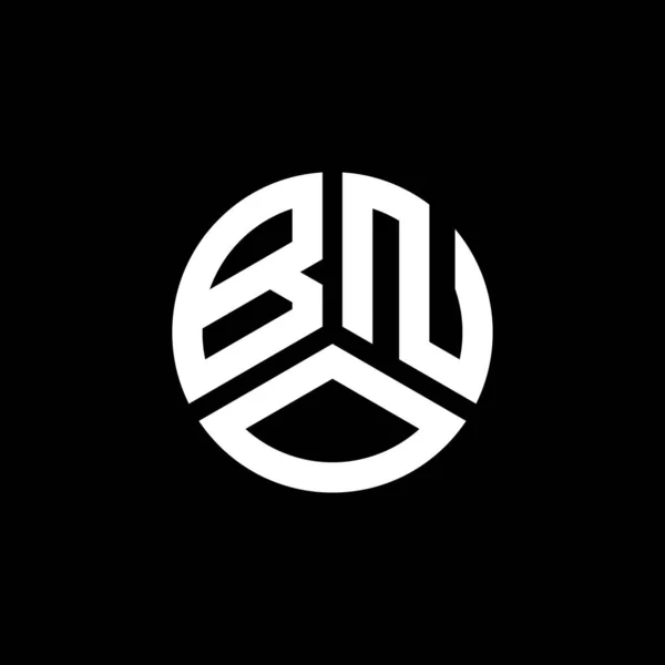Bno Letter Logo Ontwerp Witte Achtergrond Bno Creatieve Initialen Letter — Stockvector