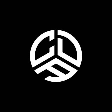 Beyaz arka planda CDA harf logosu tasarımı. CDA yaratıcı harflerin baş harfleri logo kavramı. CDA harf tasarımı.