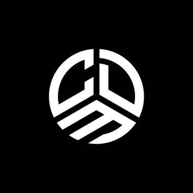 Beyaz arkaplanda CDM harf logosu tasarımı. CDM yaratıcı harflerin baş harfleri logo kavramı. CDM harf tasarımı.