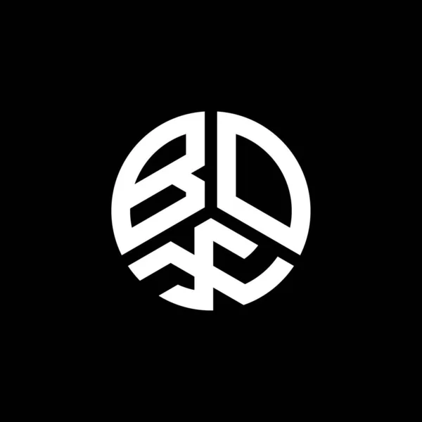 Box Letter Logo Design Auf Weißem Hintergrund Box Kreative Initialen — Stockvektor