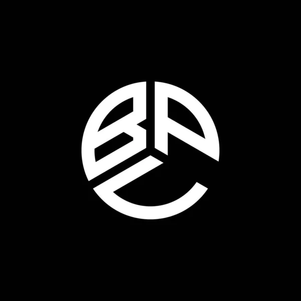 白の背景にBpu文字のロゴデザイン Bpuクリエイティブイニシャルレターロゴコンセプト Bpu文字のデザイン — ストックベクタ