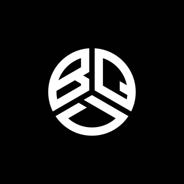 Logo Della Lettera Bqd Sfondo Bianco Bqd Creativo Iniziali Lettera — Vettoriale Stock