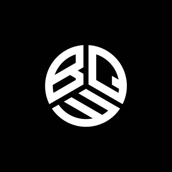 Bqw Písmeno Logo Design Bílém Pozadí Bqw Kreativní Iniciály Koncept — Stockový vektor