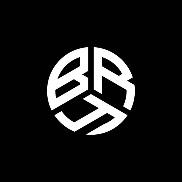 白い背景にBry文字のロゴデザイン Bry創造的なイニシャルの手紙のロゴコンセプト Bry手紙のデザイン — ストックベクタ