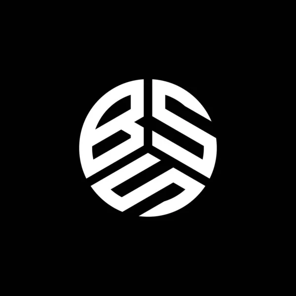 Diseño Del Logotipo Letra Bss Sobre Fondo Blanco Bss Iniciales — Archivo Imágenes Vectoriales