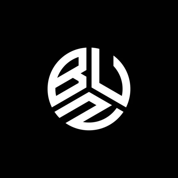 Diseño Del Logotipo Letra Buz Sobre Fondo Blanco Buz Iniciales — Archivo Imágenes Vectoriales