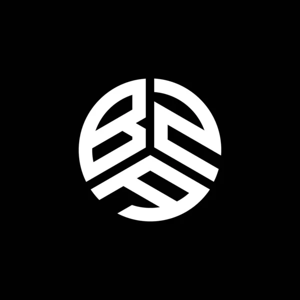 Logo Bza Desain Huruf Pada Latar Belakang Putih Inisial Kreatif - Stok Vektor