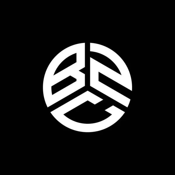 Bzc Schriftzug Logo Design Auf Weißem Hintergrund Bzc Kreative Initialen — Stockvektor