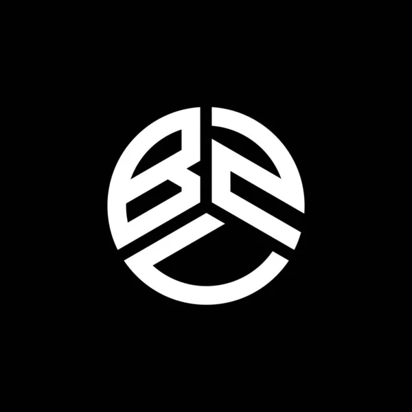 白い背景にBzuの文字のロゴデザイン Bzu創造的なイニシャルレターのロゴコンセプト 文字のデザイン — ストックベクタ