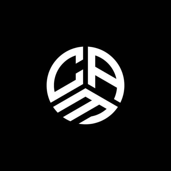 Cam Logo Ontwerp Witte Achtergrond Cam Creatieve Initialen Letter Logo — Stockvector
