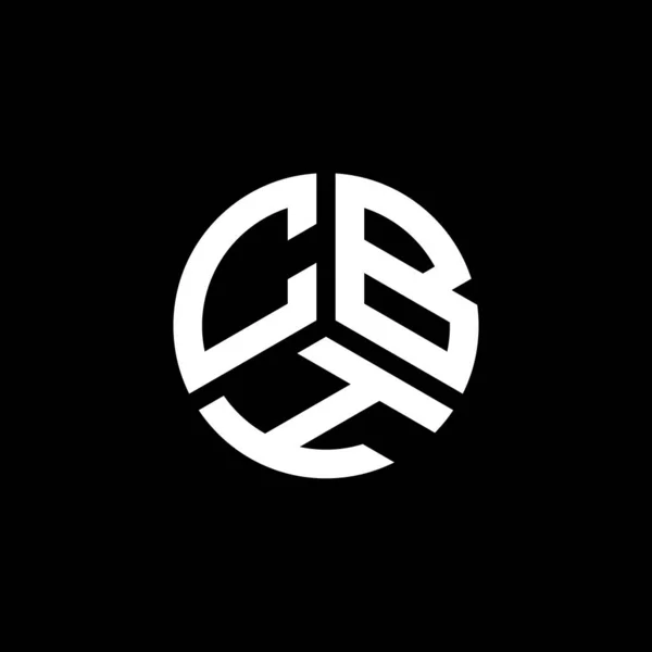 Diseño Del Logotipo Letra Cbh Sobre Fondo Blanco Cbh Iniciales — Vector de stock