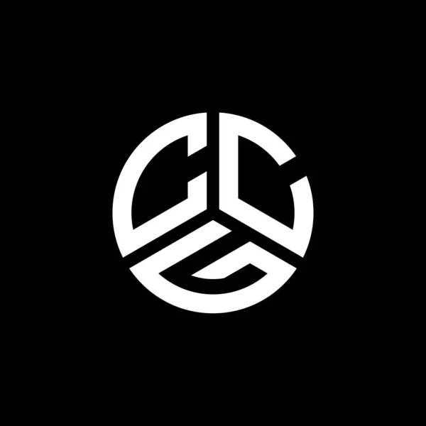 Logo Lettre Gcc Sur Fond Blanc Initiales Créatives Gcc Lettre — Image vectorielle