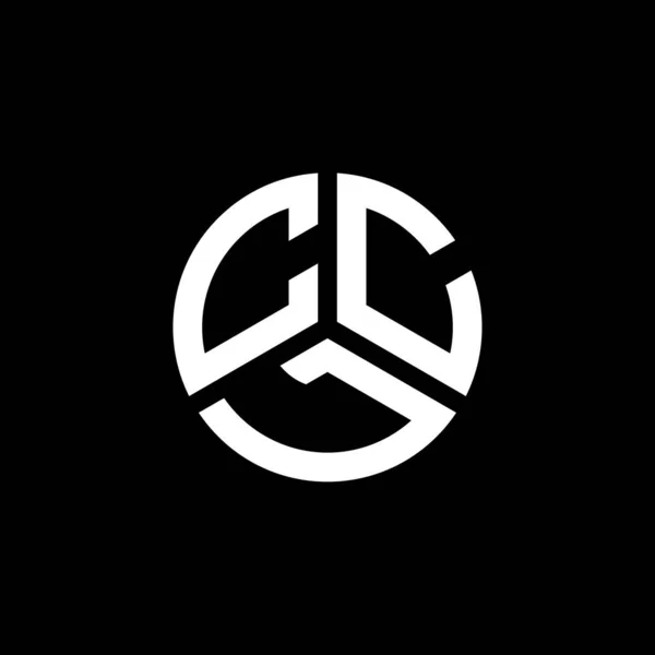 Ccl Letter Logo Ontwerp Witte Achtergrond Ccl Creatieve Initialen Letter — Stockvector