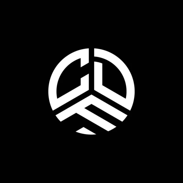 Projekt Logo Litery Cdf Białym Tle Cdf Twórcze Inicjały Litera — Wektor stockowy