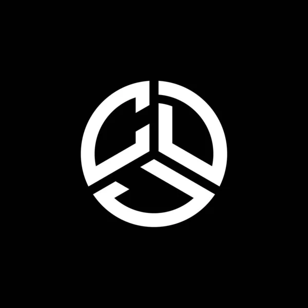 Cdj Logo Ontwerp Witte Achtergrond Cdj Creatieve Initialen Letter Logo — Stockvector