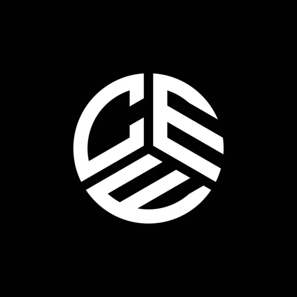 Cee Letter Logo Ontwerp Witte Achtergrond Cee Creatieve Initialen Letter — Stockvector