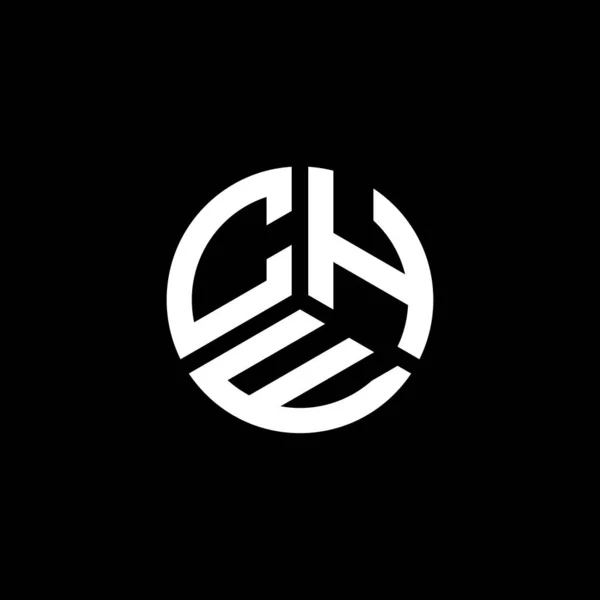 Beyaz Arka Planda Che Harf Logosu Tasarımı Che Yaratıcı Harflerin — Stok Vektör