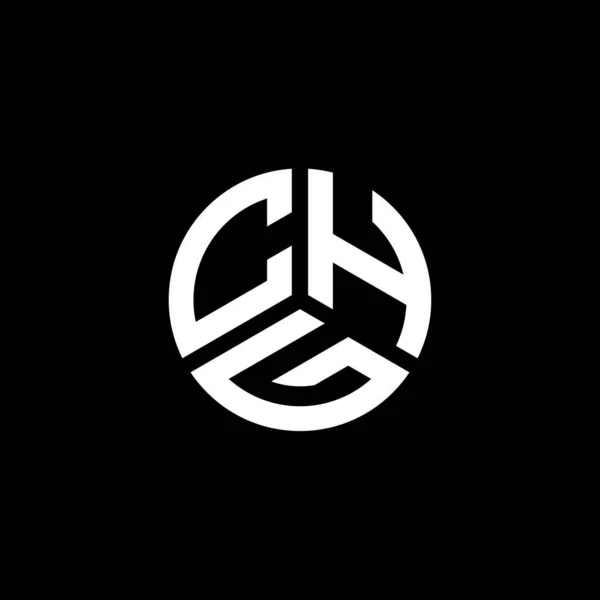 Beyaz Arka Planda Chg Harf Logosu Tasarımı Chg Yaratıcı Harflerin — Stok Vektör