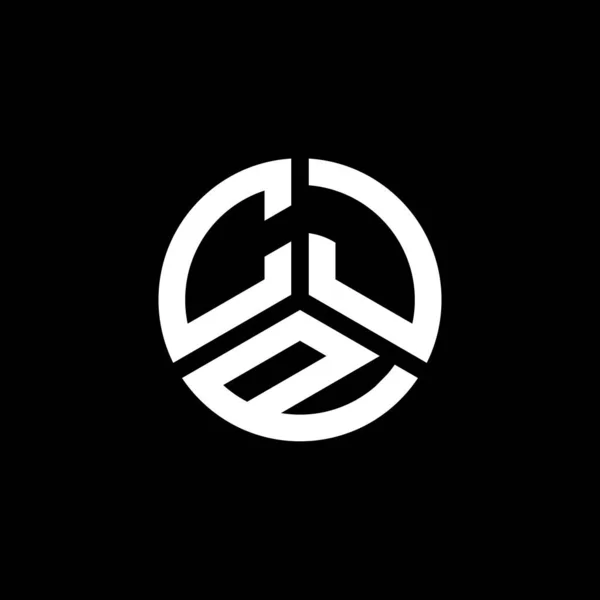 Diseño Del Logotipo Letra Cjp Sobre Fondo Blanco Cjp Iniciales — Archivo Imágenes Vectoriales