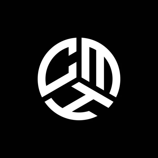 Σχεδιασμός Λογότυπου Γραμμάτων Cmh Λευκό Φόντο Δημιουργικά Αρχικά Cmh Έννοια — Διανυσματικό Αρχείο
