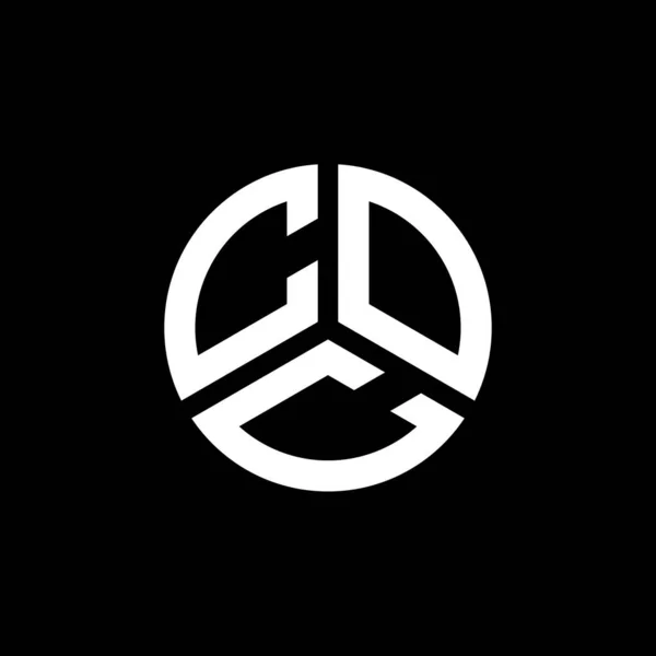 Дизайн Логотипа Coc Белом Фоне Концепция Логотипа Coc Creative Initials — стоковый вектор