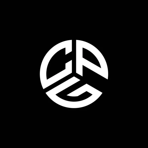 Cpg Letter Logo Design Auf Weißem Hintergrund Cpg Kreative Initialen — Stockvektor