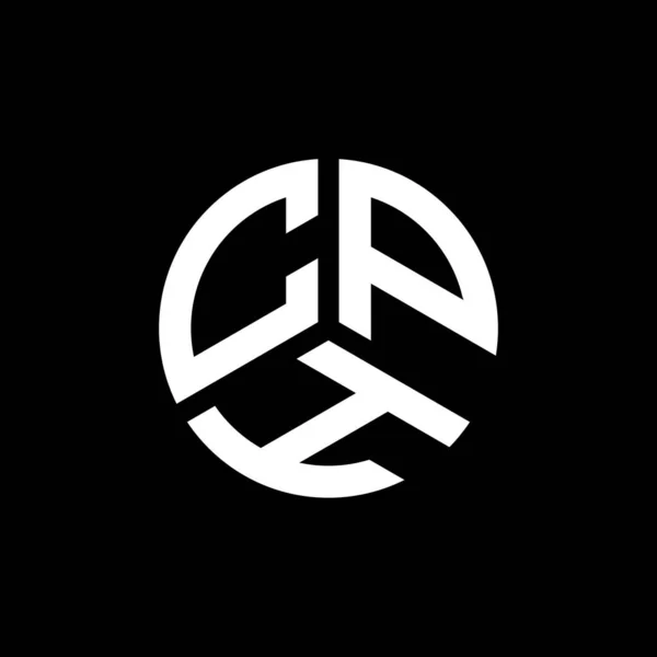 Diseño Del Logotipo Letra Cph Sobre Fondo Blanco Cph Iniciales — Vector de stock