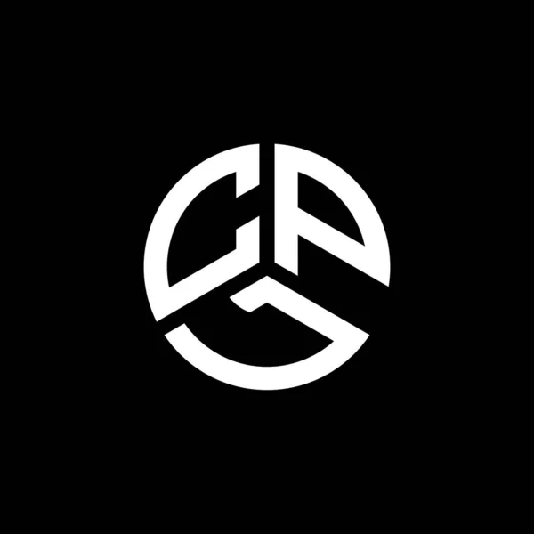 Cpl Logo Ontwerp Witte Achtergrond Cpl Creatieve Initialen Letter Logo — Stockvector