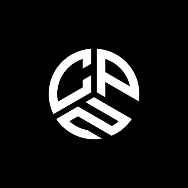Cpn Letter Logo Ontwerp Witte Achtergrond Cpn Creatieve Initialen Letter — Stockvector