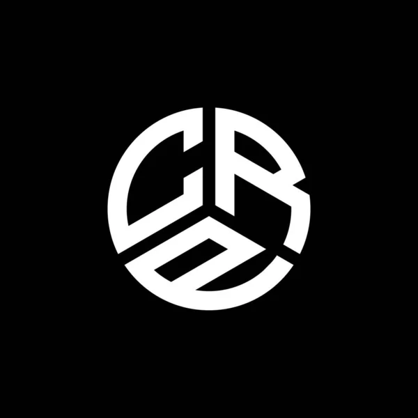 Crp Σχέδιο Λογότυπο Επιστολή Λευκό Φόντο Δημιουργικά Αρχικά Crp Έννοια — Διανυσματικό Αρχείο