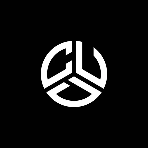 白い背景にCudの手紙のロゴデザイン Cudクリエイティブイニシャルレターロゴコンセプト Cudレターデザイン — ストックベクタ