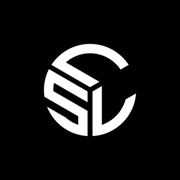 Projekt Logo Litery Lsl Czarnym Tle Kreatywne Inicjały Lsl Koncepcja — Wektor stockowy