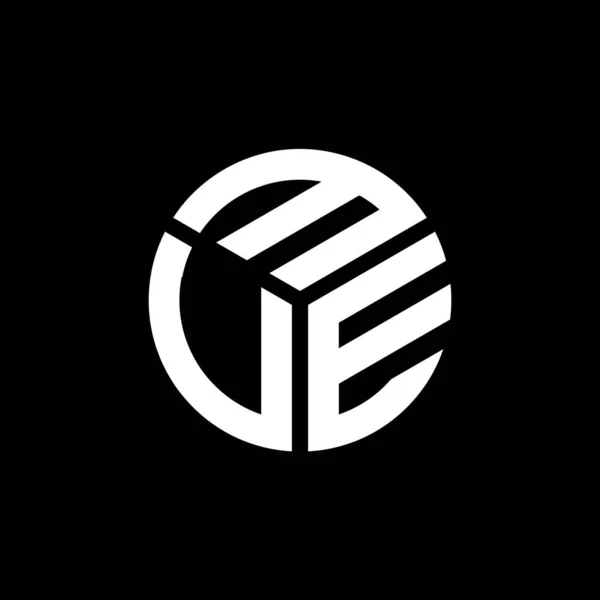 Diseño Del Logotipo Letra Mve Sobre Fondo Negro Mve Iniciales — Archivo Imágenes Vectoriales