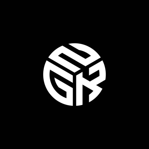 黒を基調とした当社の文字ロゴデザイン 当社のクリエイティブイニシャルレターロゴコンセプト 日本郵便のデザイン — ストックベクタ