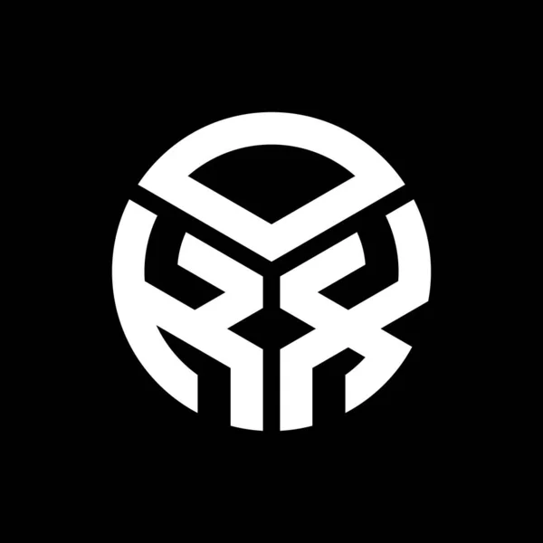 Σχεδιασμός Λογότυπου Γραμμάτων Okx Μαύρο Φόντο Δημιουργικά Αρχικά Okx Έννοια — Διανυσματικό Αρχείο
