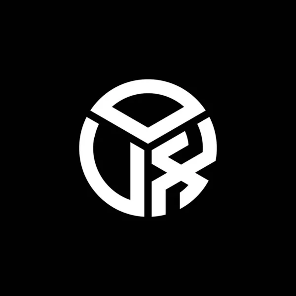 Nosso Projeto Logotipo Letra Fundo Preto Nosso Criativo Iniciais Conceito — Vetor de Stock