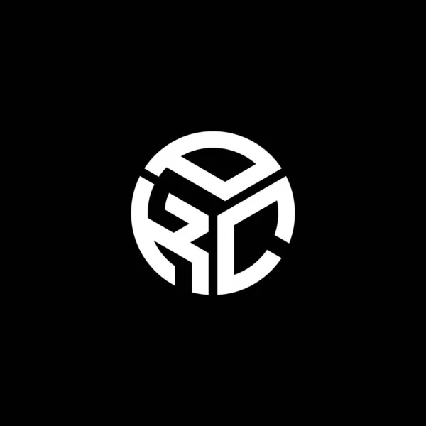 Дизайн Логотипа Pkc Чёрном Фоне Pkc Креативные Инициалы Буквенная Концепция — стоковый вектор