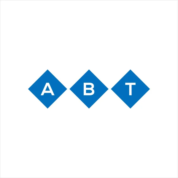 Abt Letter Logo Design Auf Weißem Hintergrund Abt Kreative Initialen — Stockvektor