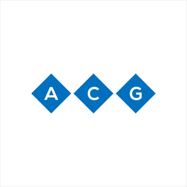 Acg 디자인 배경에 Acg 크리에이티브 이니셜은 개념이다 Acg 디자인 — 스톡 벡터